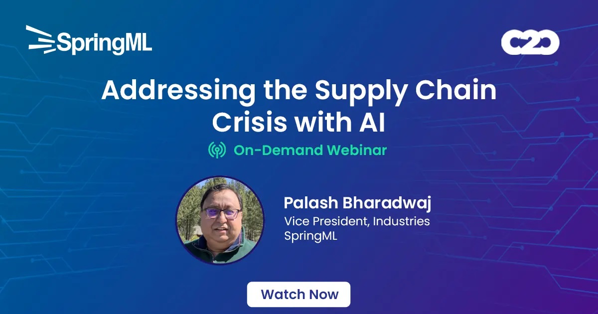 Addressing the Supply Chain Crisis with AI