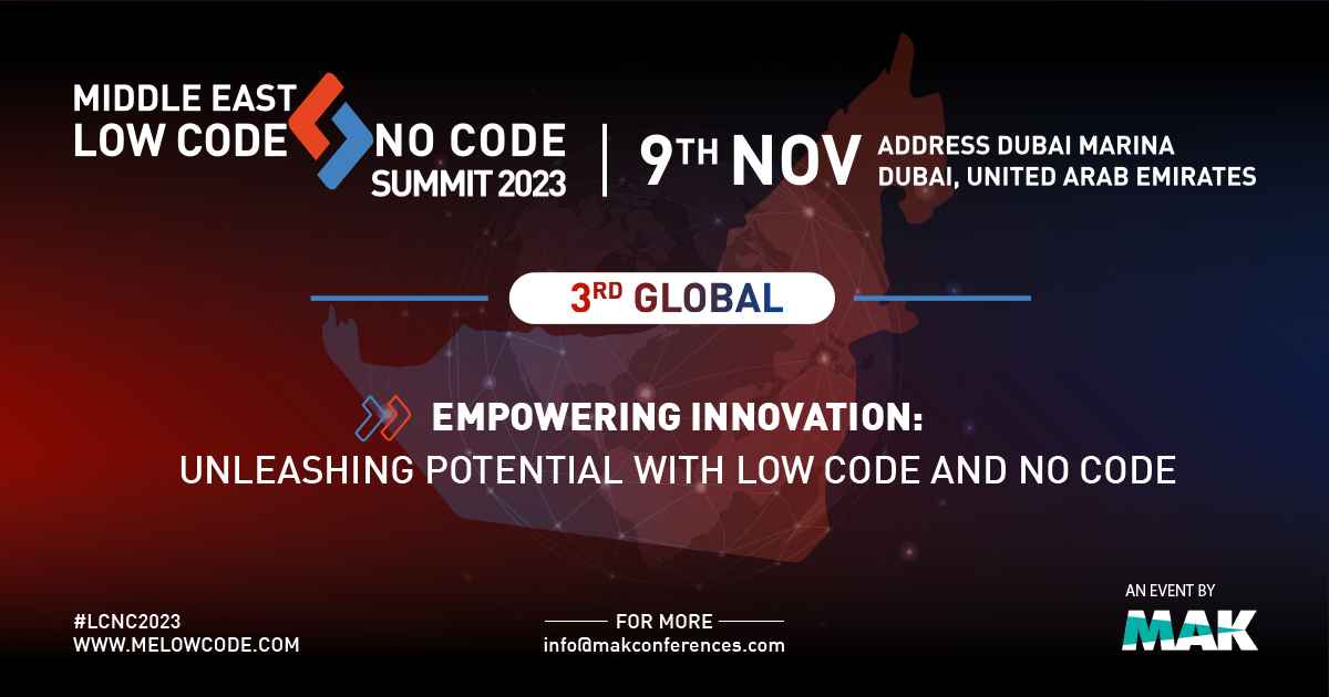 Middle East Low Code No Code Summit