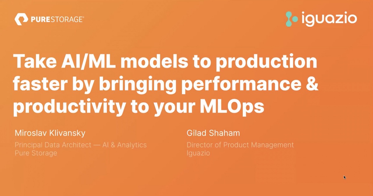 Take AI/ML models to production faster by bringing performance