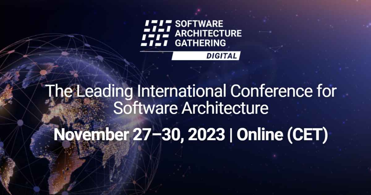 The Software Architecture Gathering Digital 2023