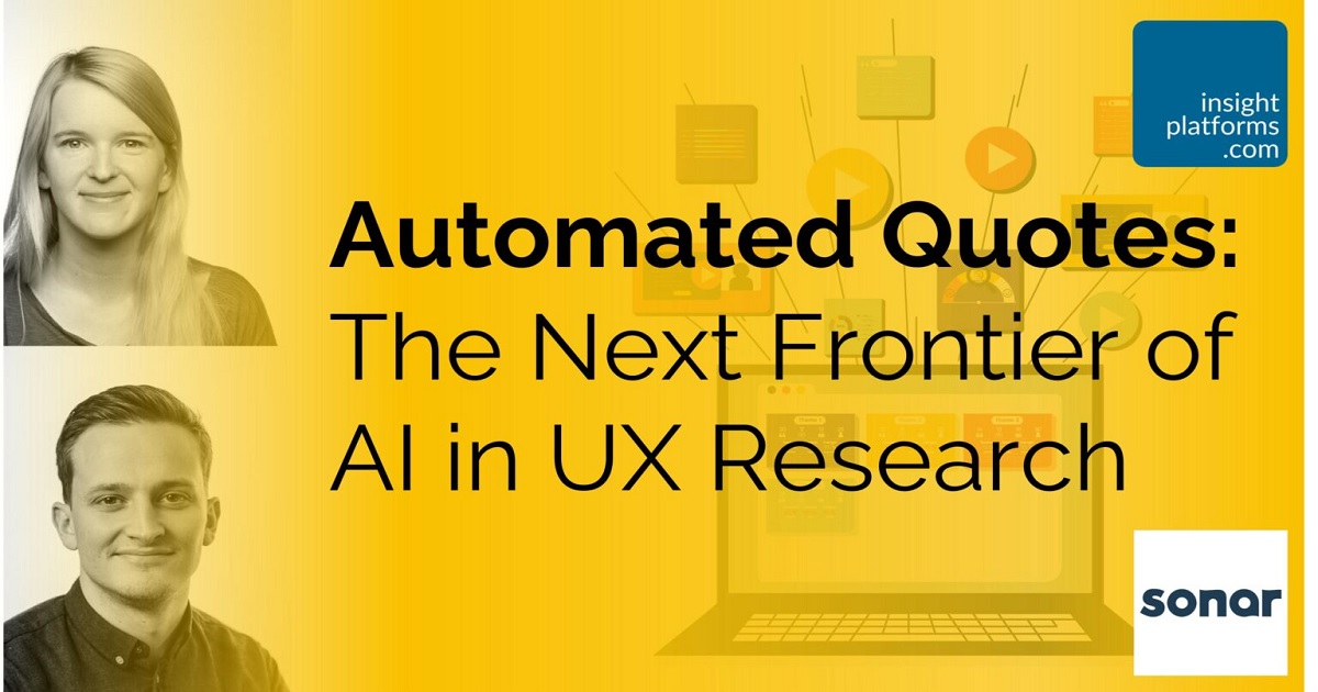 Automated Quotes: The Next Frontier of AI in UX Research