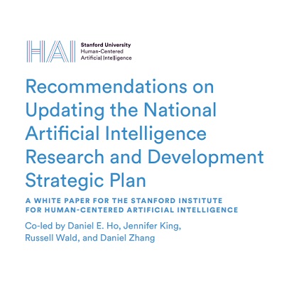 Recommendations on Updating the National Artificial Intelligence